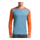 Oasis Long Sleeve Crew Top - Mens-Tundra/Spark-XX-Large