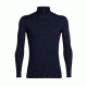 Icebreaker Oasis Long Sleeve Half Zip, Midnight Navy, L, 100477406L