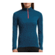 Oasis Long Sleeve Half Zip Top - Womens-Night/Grapefruit-X-Small