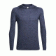 Icebreaker Sphere Long Sleeve Hood, Midnight Navy Hthr, L, 104138401L