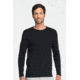 Icebreaker Tech Long Sleeve Crewe Top - Mens-Black-Medium