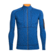 Icebreaker Tracer Long Sleeve Zip, Sea Blue/Koi, L, 104103402L