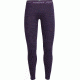 Icebreaker Vertex Leggings - Women's-Burgundy Heather/Eggplant-Large