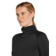 Icebreaker Women 300 MerinoFine Polar LS Roll Neck, Black, M, IB0A5755001M
