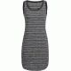 Icebreaker Yanni Tank Dress - Women's-Stripe Black/Snow-Large