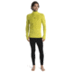 Icebreaker ZoneKnit Insulated Long Sleeve Thermal Hoodie - Mens, Bio Lime, Large, IB0A56GR864L