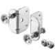 Icom Flush Mount Kit, Stainless, M324/424/506, New Condition IC-MB132