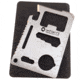Infinite Product Solutions 11 In 1 Multi Tool Card, Polished Stainless Steel, CCMULTI111