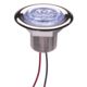Innovative Lighting 3 LED Starr Light Recess Mount, Blue, 012-2500-7