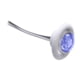 Innovative Lighting The Shortie LED Bulkhead/Livewell Light w/ White Grommet, Blue, 011-2540-7