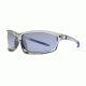 Ironman Ares Sunglasses, Grey Frame, Smoke with Full Silver Mirror Lens, 10230437.QTS
