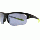 Ironman Atlas Sunglasses, Black Frame, Smoke with Full Silver Mirror Lens, 10230443.QTS