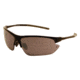 Ironman Finish Line Sunglasses, Matte Black Rubberized Frame, Smoke with Silver Mirror Flash Lens, 10203991.QTS