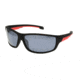 Ironman Precision Sunglasses, Matte Black Rubberized Frame, Smoke with Silver Mirror Flash Lens, 10224623.QTS