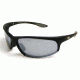 Ironman Strong Black POL Sunglasses, Matte Black Rubberized Frame, Smoke with Silver Mirror Pol Lens, 5137018.QTS