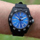Isobrite Valor Midsize Blue T100 Tritium Illuminated Watch, Blue, ISO353-PU