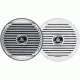 Jensen 6.5in Coaxial Speakers Silver/ 75W, White JEN-MSX65R