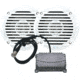 Jensen Bluetooth Amplifier Package w/JAHD240BT 80W, 2-Channel Bluetooth Amplifier &amp; MS5006 5" Speakers CPM50 55633