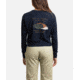 Jetty Harvest Long Sleeve Tee - Womens, Navy, Large, 29117
