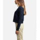Jetty Harvest Long Sleeve Tee - Womens, Navy, Large, 29117