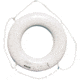 Jim-Buoy U.S.C.G. Approved Jbx-Series Life Ring, White, 20in, JBW-X-20