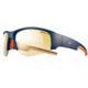 Julbo Dust Sunglasses, Blue/Orange w/ Zebra Light Hard Lenses 4333132
