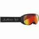 JULBO Luna Ski Goggles,Black,Snow Lenses w/Multilayer Fire Flash, Small 72873145