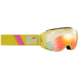 JULBO Luna Ski Goggles,Yellow Ski Goggles,Zebra Light Lenses w/Multilayer Fire Flash, Small 72831155