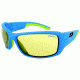 Julbo Run Sunglasses, Blue/Green  w/ Zebra Lenses 3703112