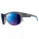Julbo Shore Sunglasses,Transgray/Light Blue Frame,Polarized 3 CF Lens J4879121