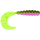 Kalin's Fishing Kalin Triple Threat Grub, 8, 2in, Electric Chicken, 2TG10-850