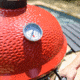 Kamado Joe Big Joe II 24 inch Charcoal Grill, Ceramic, Red, Large, BJ24RHC
