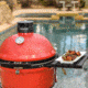 Kamado Joe Classic II 18 inch Charcoal Grill, Ceramic, Red, Medium, KJ23RHC