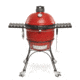 Kamado Joe Classic II 18 inch Charcoal Grill, Ceramic, Red, Medium, KJ23RHC