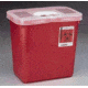 Kendall Healthcare Sharps Disposal Containers, Tyco Healthcare/Kendall 8970 Containers With Rotor Lid Red With Clear Lid, Rectangular