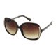 Kenneth Cole KC2723 Sunglasses - Shiny Dark Brown Frame Color, Gradient Brown Lens Color
