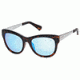 Kenneth Cole KC7195 Sunglasses - Dark Havana Frame Color, Blue Mirror Lens Color