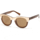 Kenneth Cole KC7211 Sunglasses - Beige Frame Color, Brown Lens Color