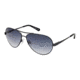 Kenneth Cole New York KC7029 Sunglasses - Shiny Dark Ruthenium Frame Color, Gradient Smoke Lens Color