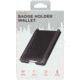 KeySmart Badge Holder Wallet, Black, KS834-BLK