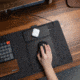 KeySmart TaskPad Mini Wireless Charging Mousepad, Black, KS503-BLK