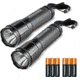 Kilimanjaro Gear LED Flashlight 2pk, Black, 250 Lumens, 3 AAA Included KJ910080, EDEMO1
