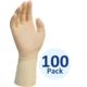 Kimberly Clark Kimtech G3 Hand-Specific Latex Gloves, 50 Lefts and 50 Rights per Bag, Powder-Free, Natural Color, 6, 100 Pack, HC1460/32933-728