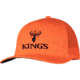 King's Camo Kings Logo Hat Blaze - Men's, Blaze Orange, One Size, KBZ407-BZ
