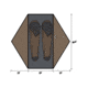 Kings Camo XKG Summit 2 Tent, Khaki/Charcoal, 2 Person, XKG6200