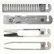 Klecker Daily Carry Personal Kit, Scissors/Tweezers/Folding Knife/Comb