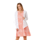 Krimson Klover Breezy Cardigans- Womens, White, Large, S23111-101-L