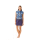 Krimson Klover Gracie Long Sleeve Hoodies - Womens, Floral S. Blue, Small, S23156P-658-S