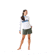 Krimson Klover Hallie Sunshirts - Womens, Clover Stripe Forest, Large, S23147-662-L