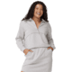 Krimson Klover Holly 1/2 Zip Shirt - Womens, Mid HTR Grey, Small, S24302-017-S